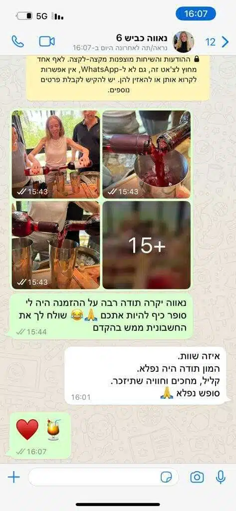 סדנת אלכוהול מלמדת ומקצועית עם זיו מנור